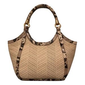 Brahmin wicker tote